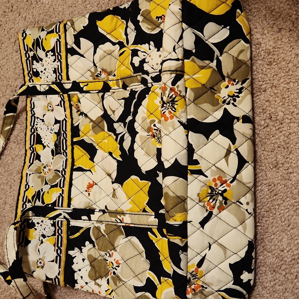 Retired Vera Bradley Dogwood Print Tote, Excellent Condition, 11x14 - Picture 7 of 13